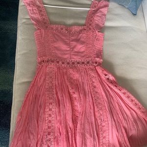 Free People pink dress new with tag sz.M